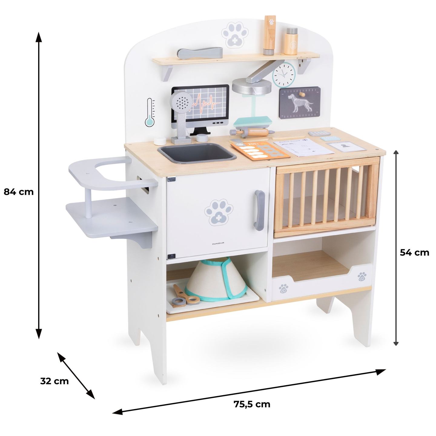 Dzīvnieku slimnīca - koka komplekts
