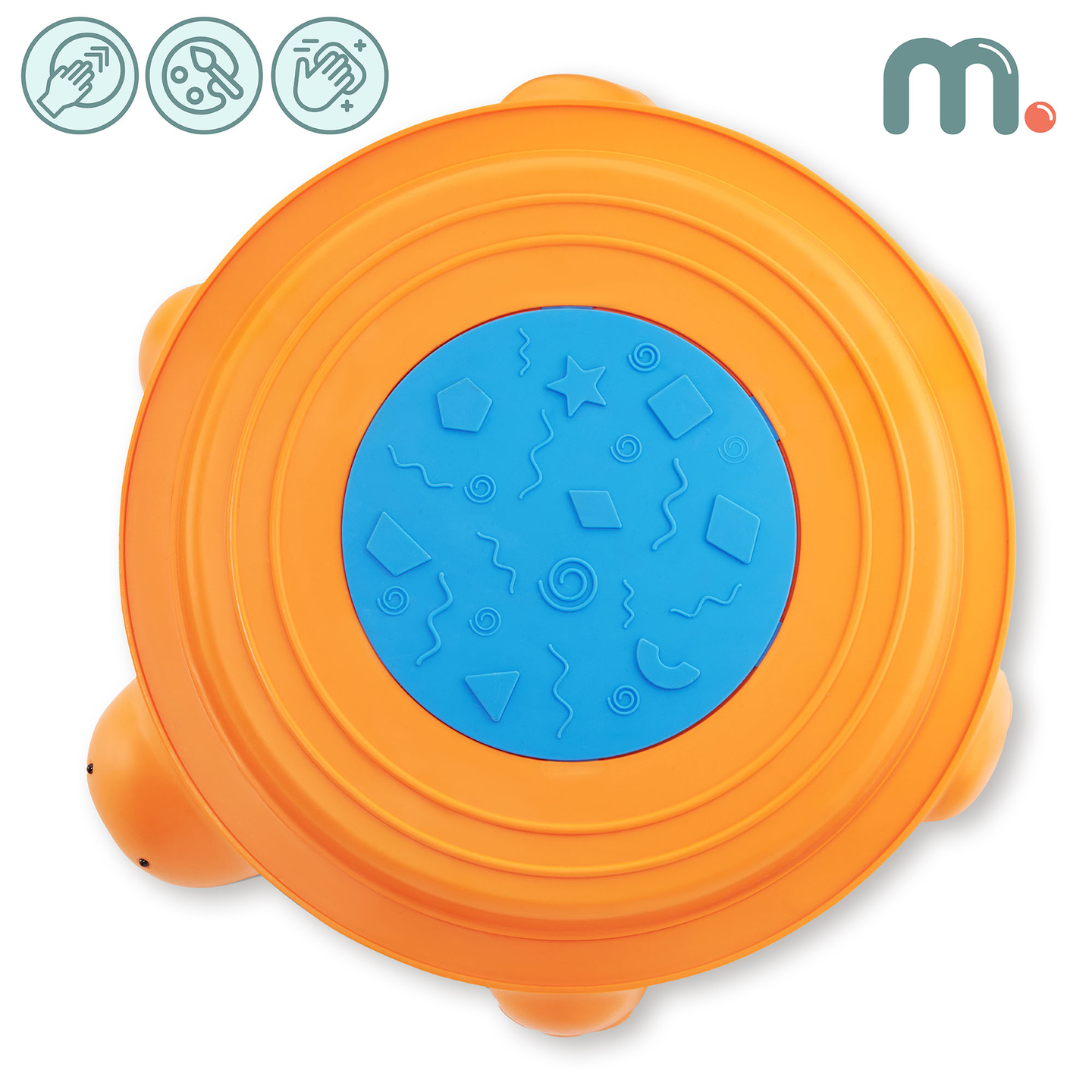 Sensorā taka bērniem - Krāsains bruņurupucis