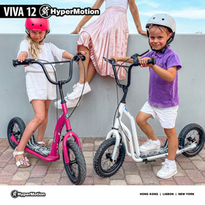HyperMotion VIVA 12 skrejritenis (30 cm sūknēti riteņi) - Balts