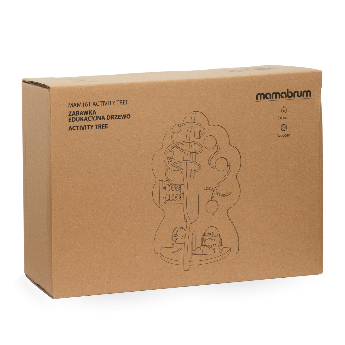 Koka izglītojoša rotaļlieta 10 vienā - daudzfunkcionāls koks