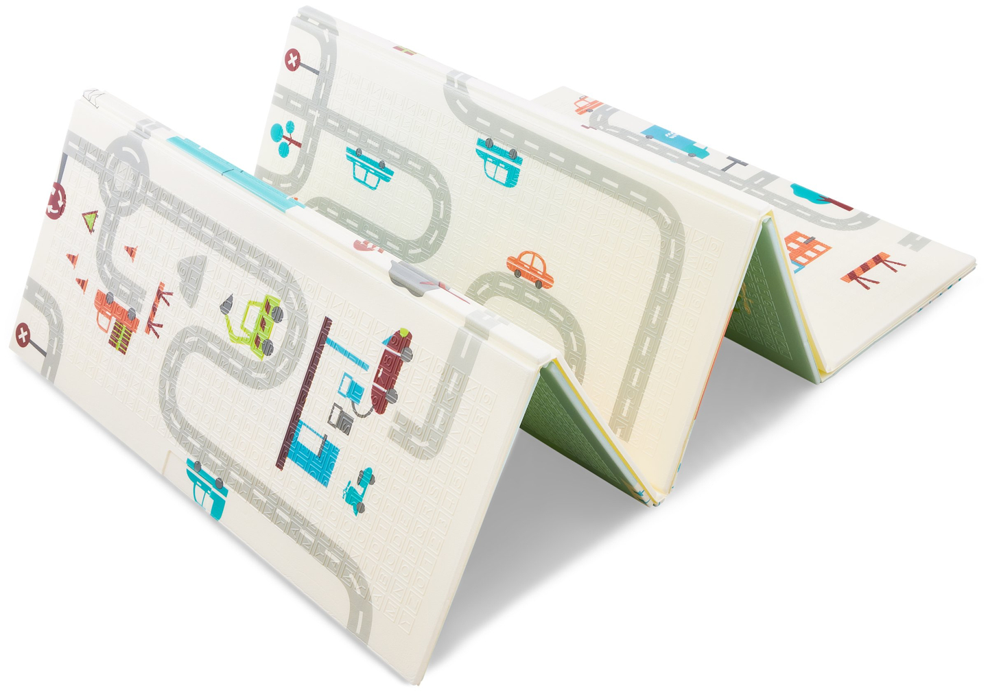 Divpusējs putuplasta paklājs XXL - salokāms 1 CM (kalnu un ceļu)