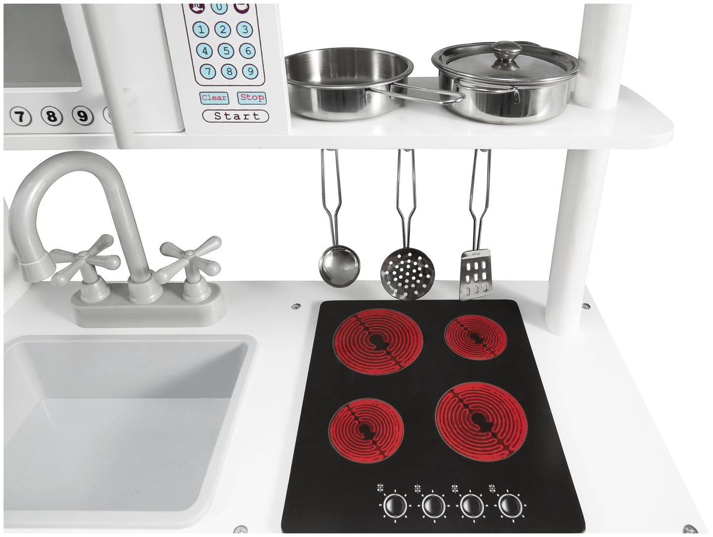 Lieli koka virtuves piederumi un priekšauts