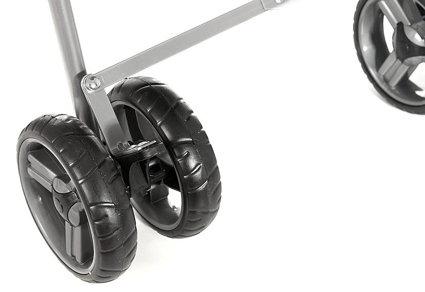 Viegls bērnu ratiņu komplekts, Moby-System Barton krāsa: pelēka