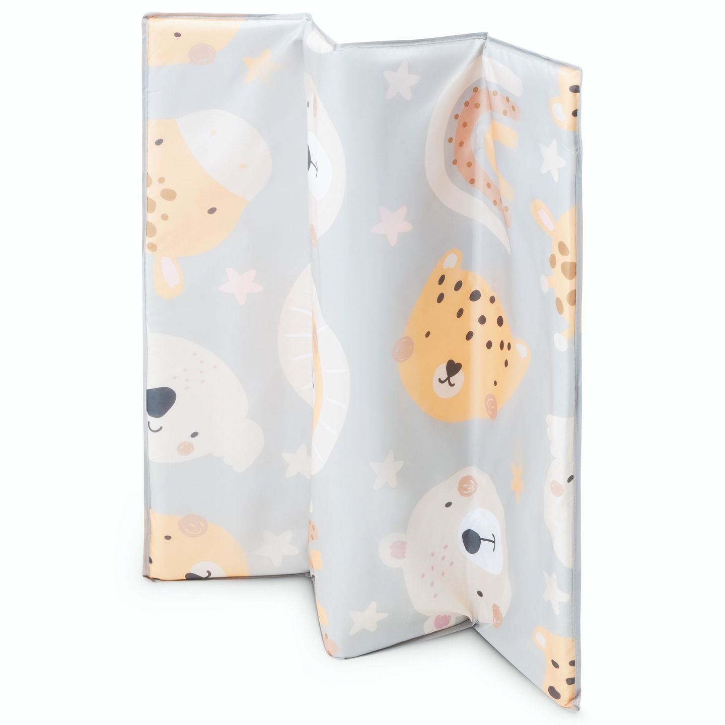 Saliekama bērnu gultiņa, bērnu ceļojumu gultiņa ar matraci un somu - Teddy Bear