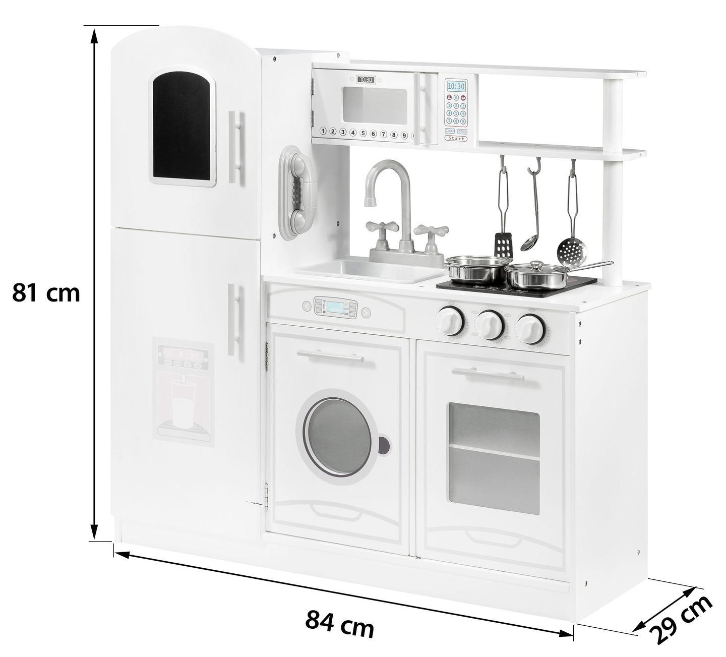 Lieli koka virtuves piederumi un priekšauts