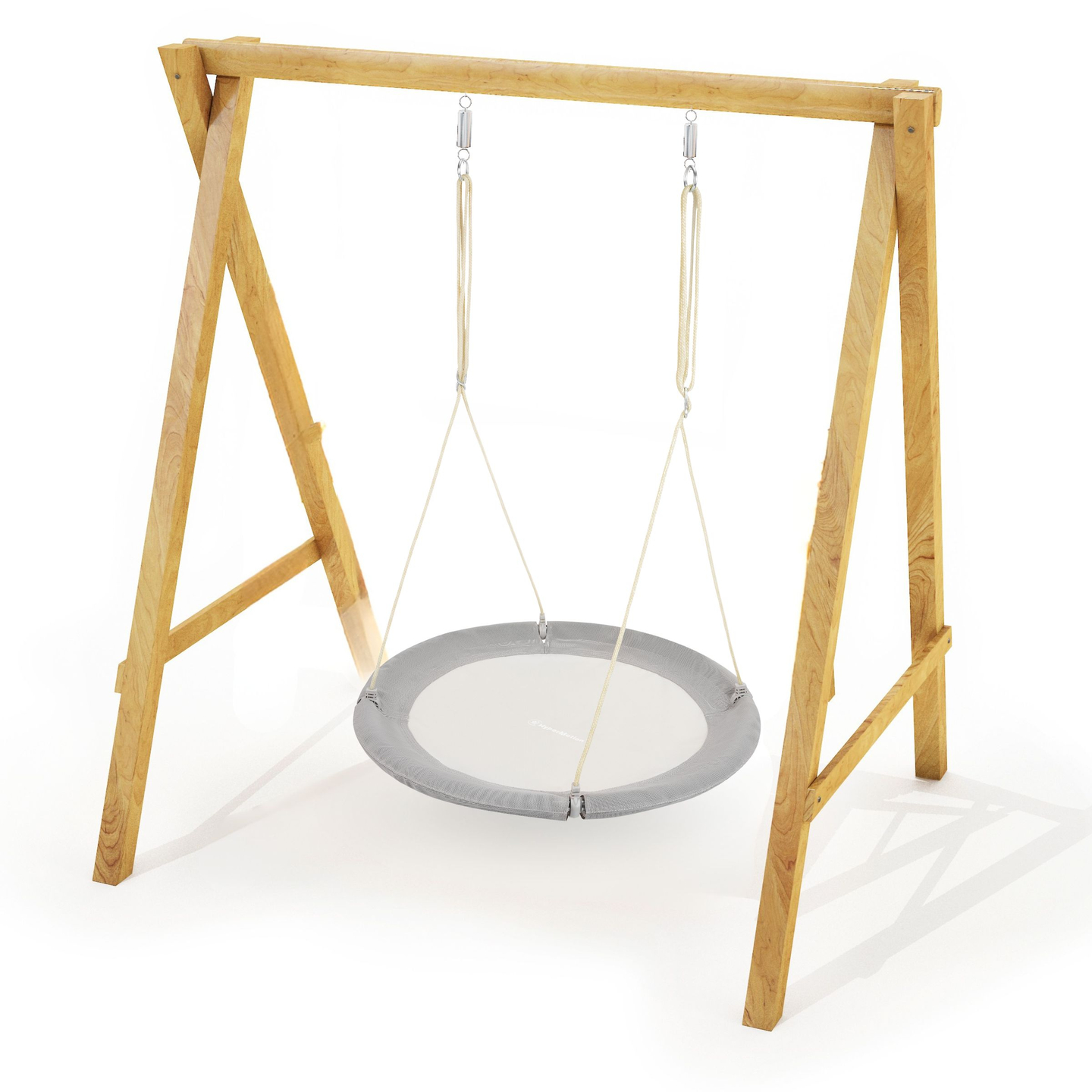 HyperMotion stārķa ligzdas šūpoles - 100 cm diametrs, pelēkā krāsā