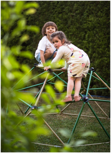 HyperMotion bērnu kāpšanas kupols XL, ģeodoms, dārza rotaļu laukums, diametrs: 1,8 m