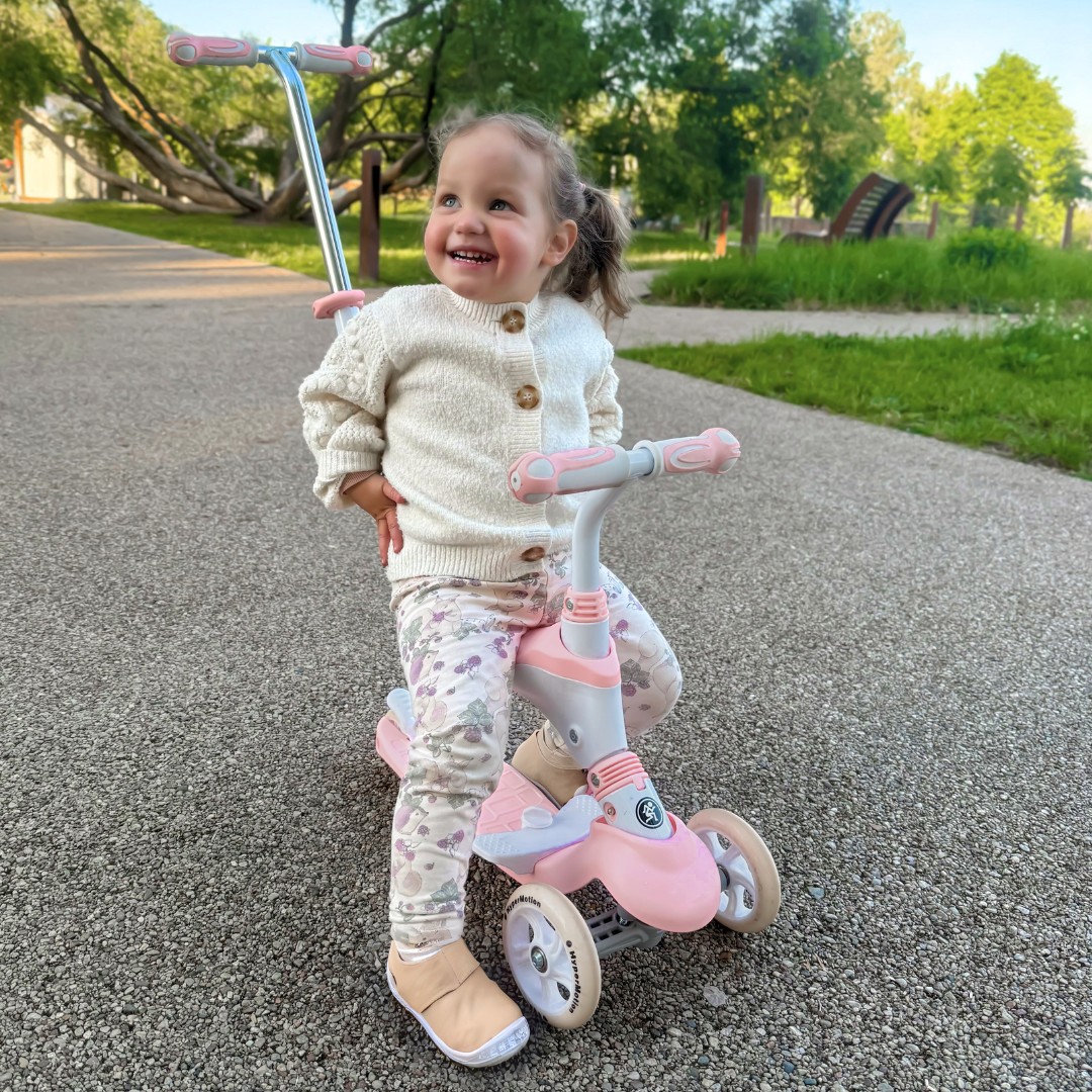 5in1 HyperMotion skrejritenis - rozā krāsā