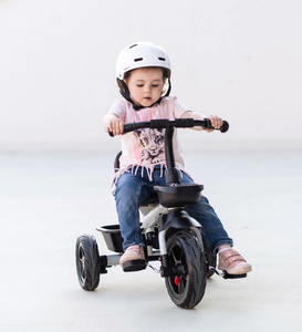 HyperMotion TOBI VECTOR trīsritenis - mūžīgie piepūšamie riteņi + stūres stienis. Krāsa: gaiši pelēka.