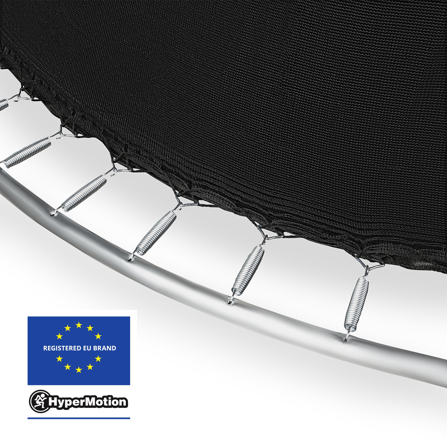 HyperMotion bērnu XL dārza batuts - 305 cm 10FT - ar kāpnēm un iekšējo tīklu - mājai un dārzam