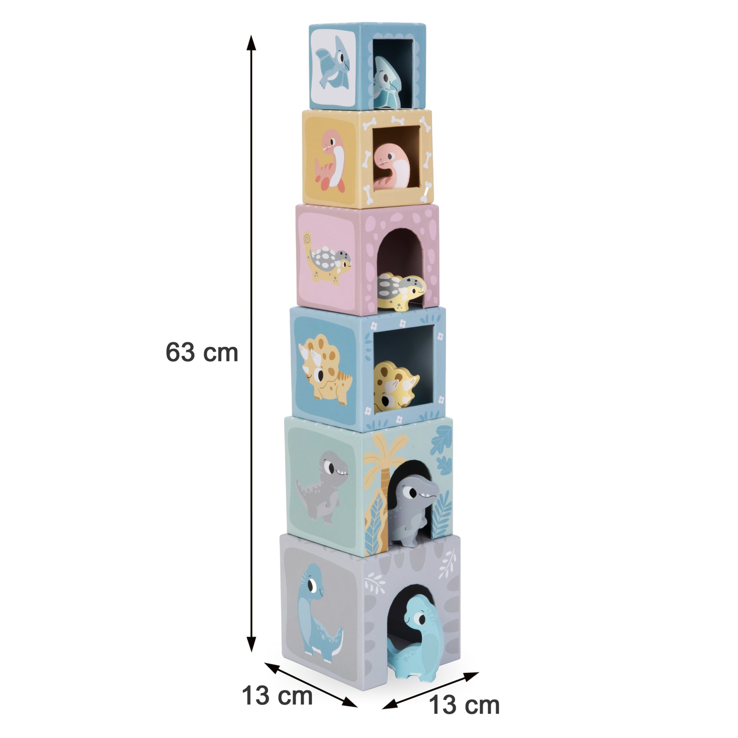 Tornis šķirotājs ar figūrām Dinozauri