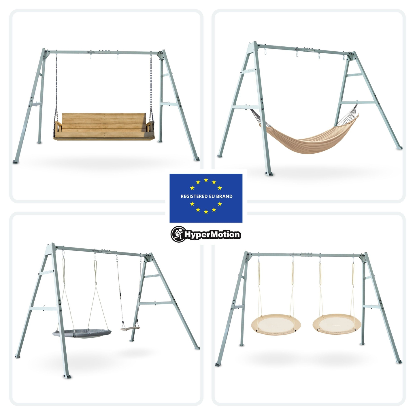 Tērauda rāmis dārza šūpolēm vai šūpuļtīklam