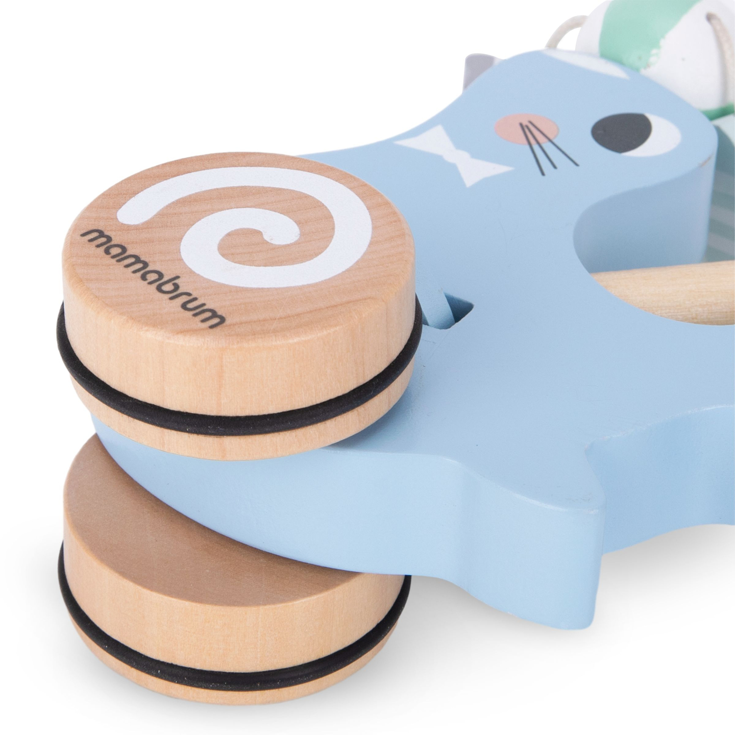 Koka blīvējums ar stūres stieni - stūmējs