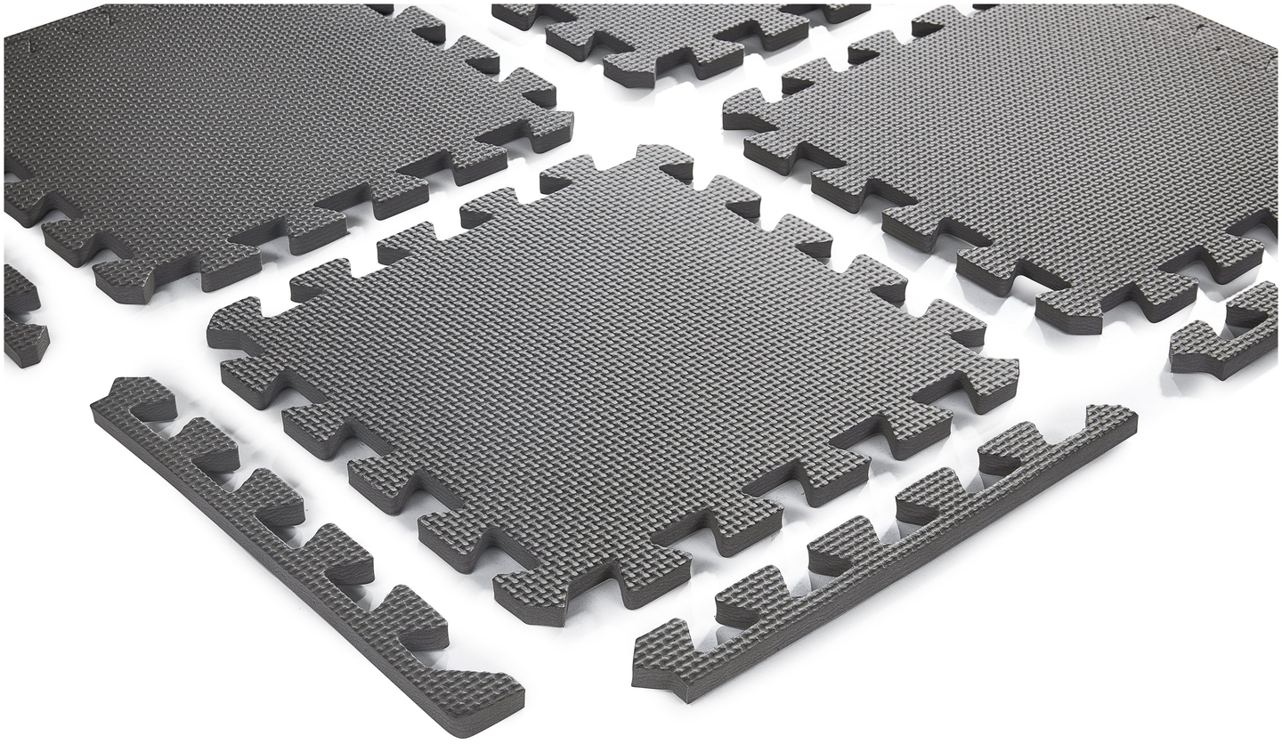 Putu puzle 12gab. - izglītojošs putuplasta paklājs 120 x 90 x 1.2cm ar apmali - rozā krāsā