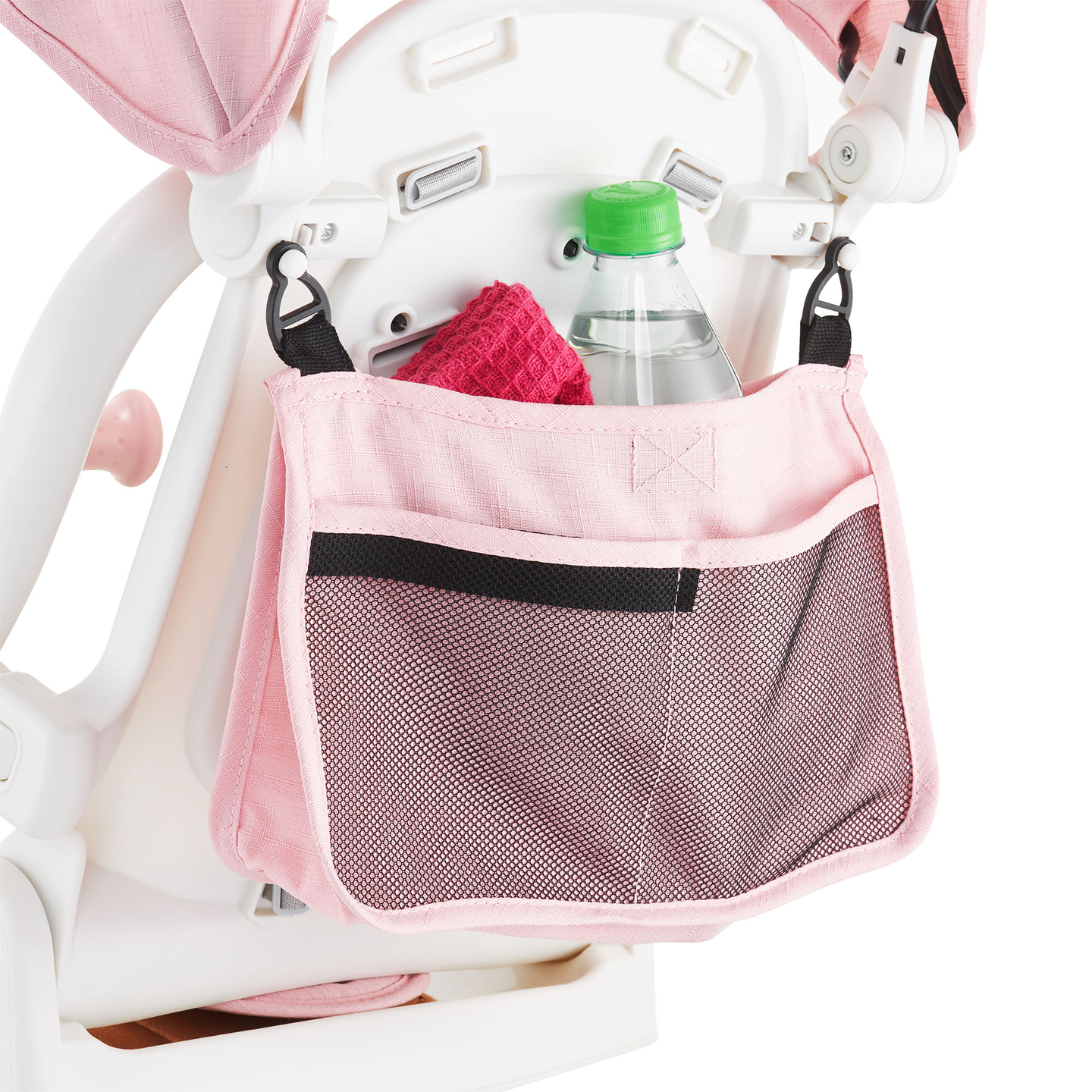 8in1 daudzfunkcionāls trīsritenis TOBI FOREST - rozā krāsā