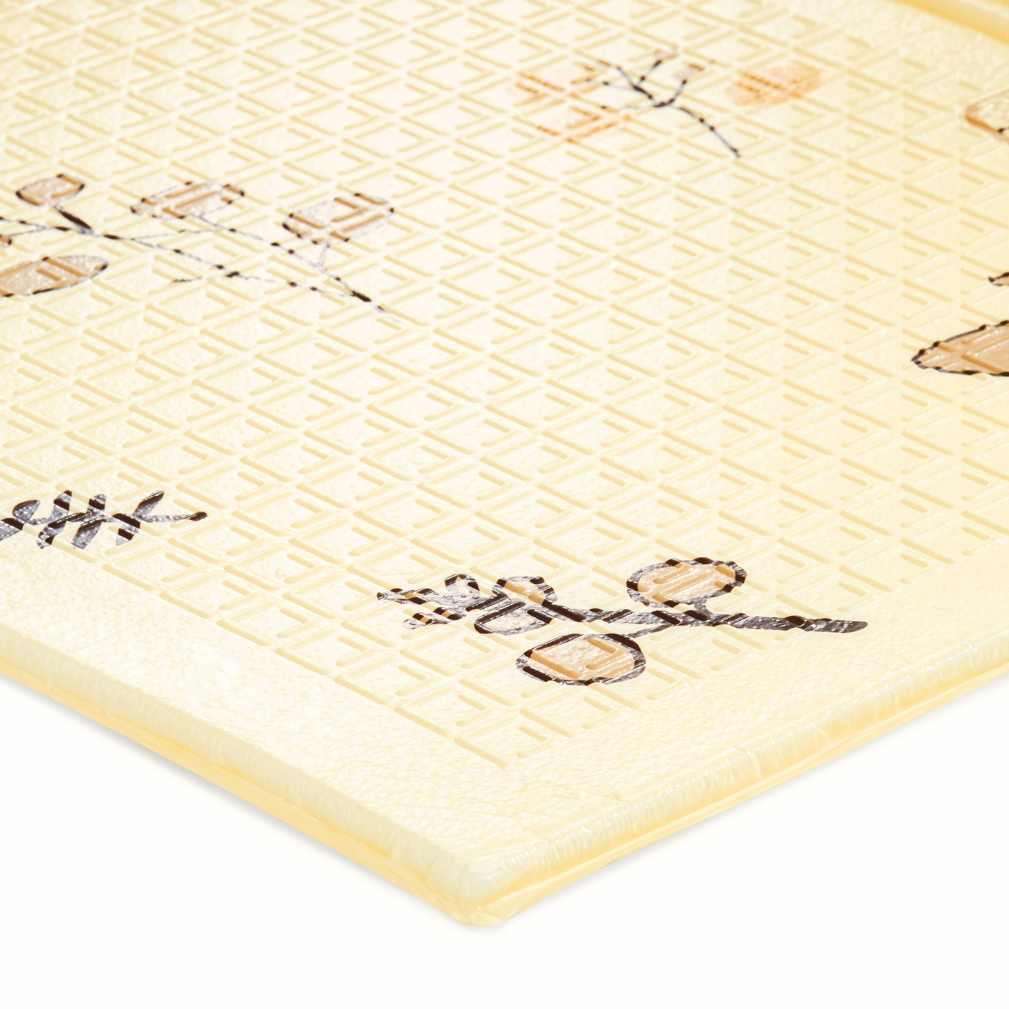 Divpusējs salokāms putuplasta paklājiņš 180 x 120 x 1cm - Magic Forest/Autumn Streets - boho