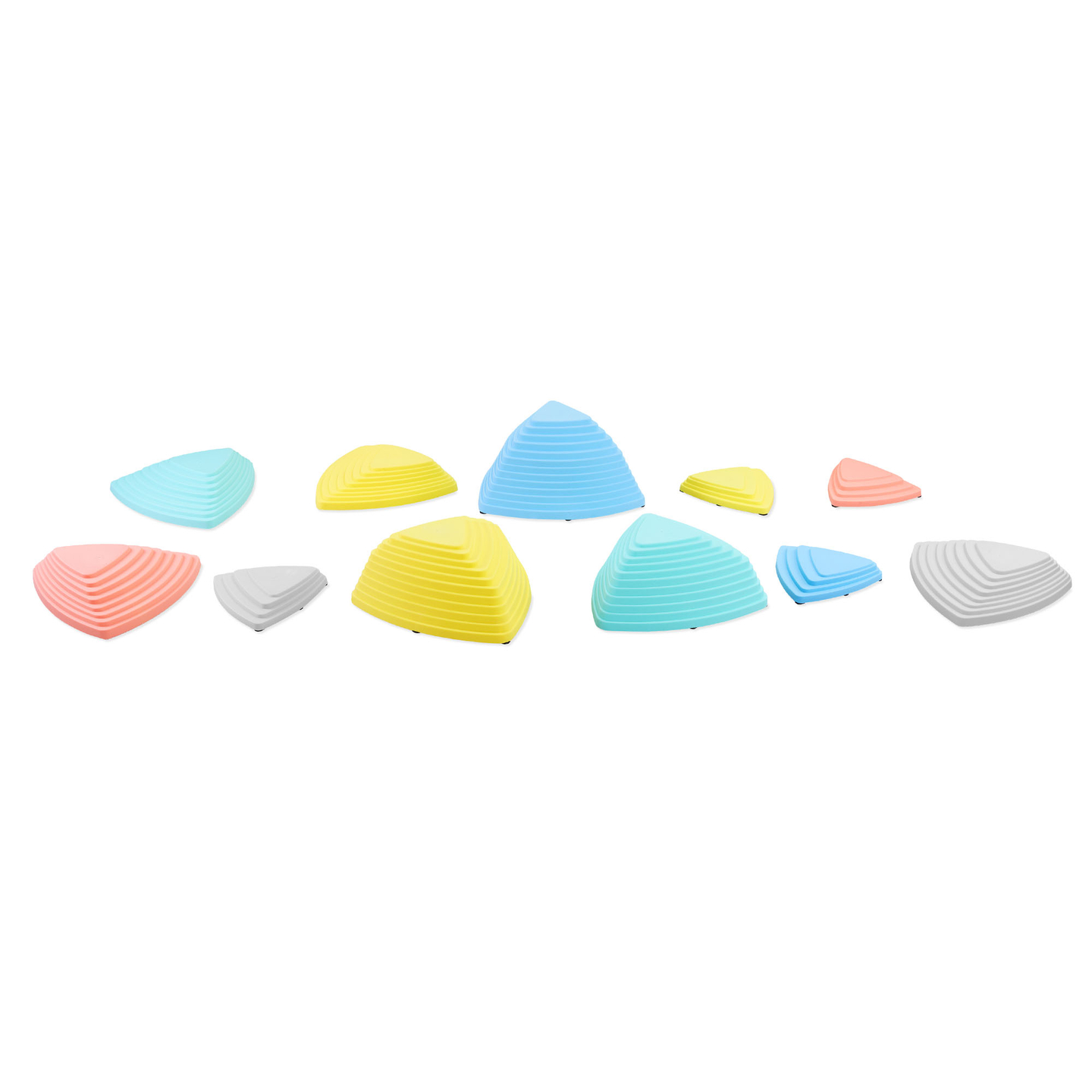 Krāsaini balansēšanas akmentiņi - 11 gab