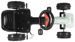 CHESTER pedāļu kartings - braucamrīks bērniem no 3 līdz 6 gadiem - pelēks