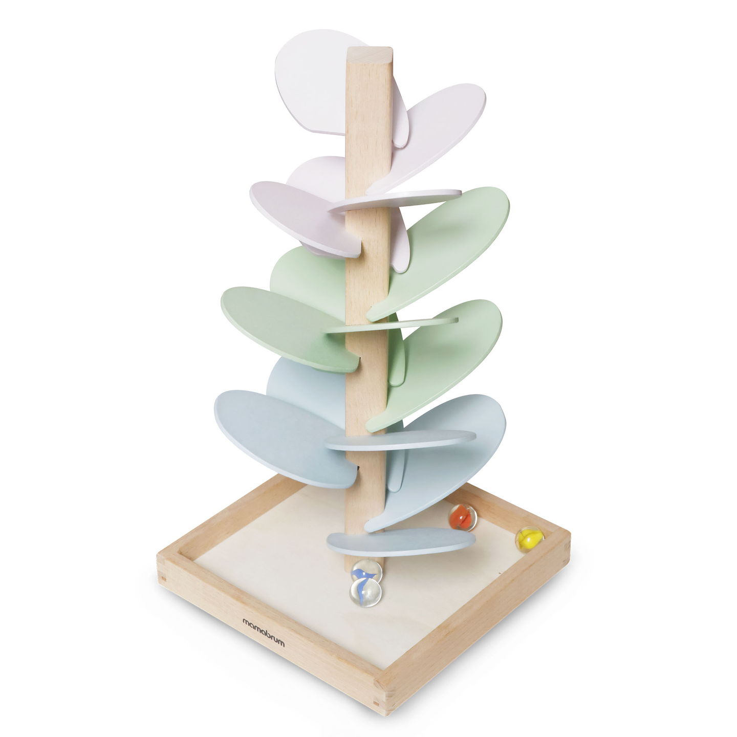 Koka kulodroms - skaņas koks ar bumbiņām