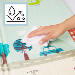 Divpusējs putuplasta paklājs XXL - salokāms 1 CM (kalnu un ceļu)