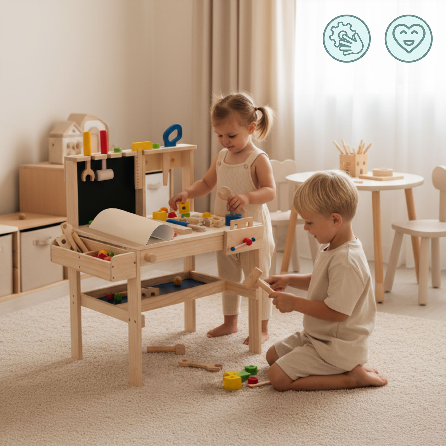 Koka DIY komplekts XXL - 75 detaļas