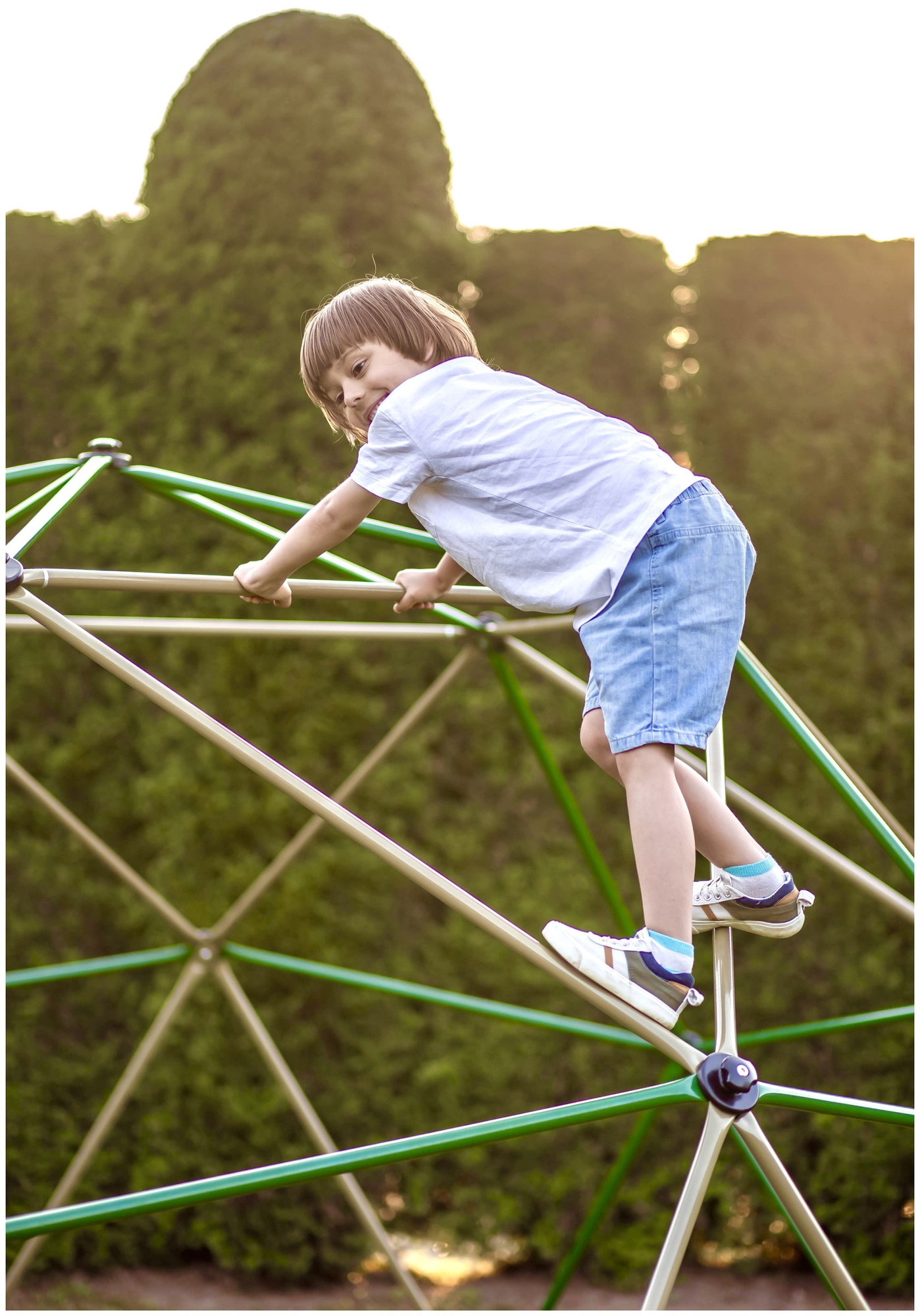 HyperMotion bērnu kāpšanas kupols XXL, ģeodoms, dārza rotaļu laukums, diametrs: 3 m