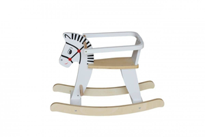 Koka šūpuļzirgs ar margām K11