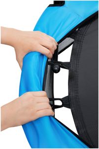 Mājas batuts 140cm ar drošības tīklu - bērniem no 3 līdz 6 gadiem