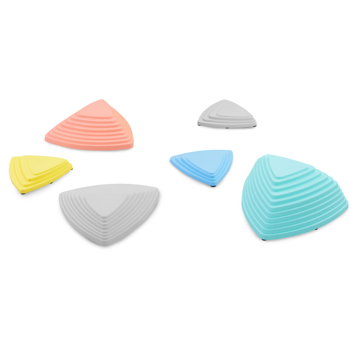 Krāsaini balansēšanas akmentiņi - 6 gab