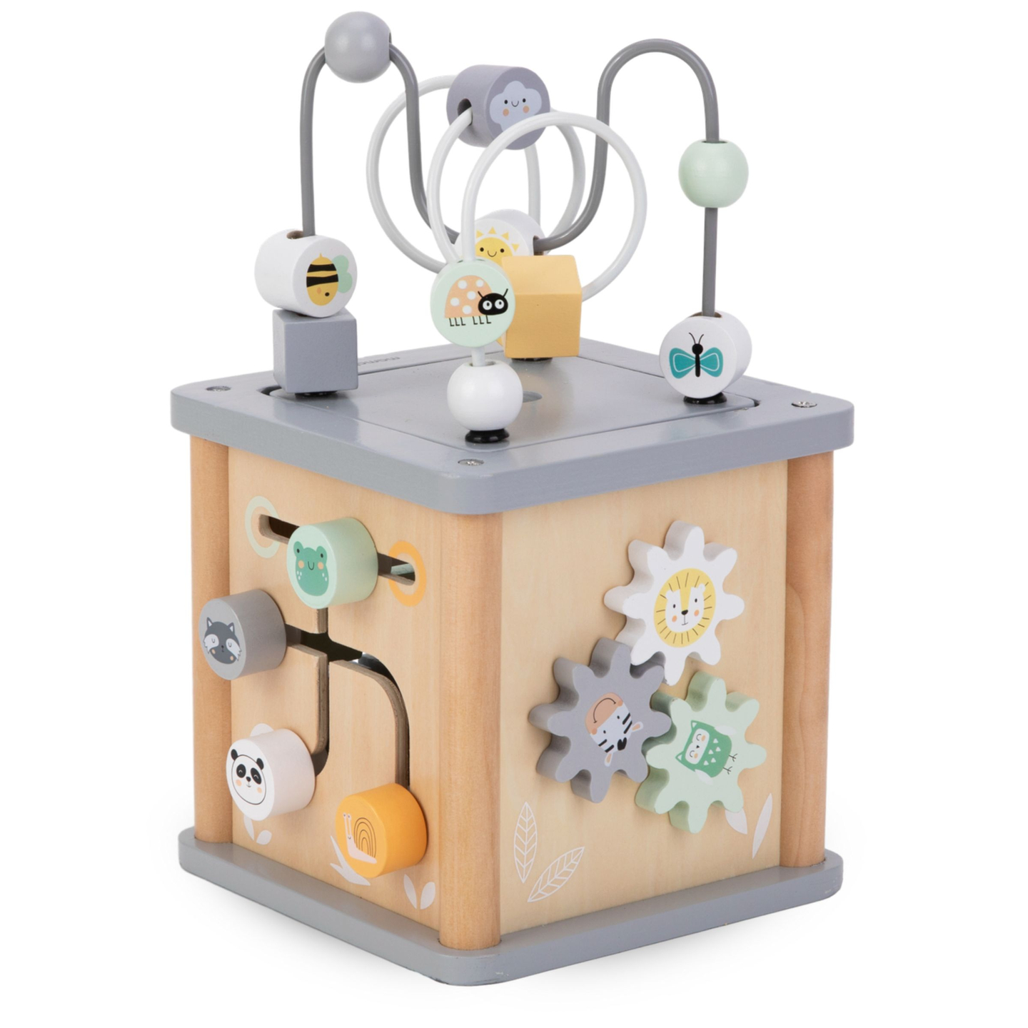 Montessori koka izglītojošais kubs - motoriskā cilpa