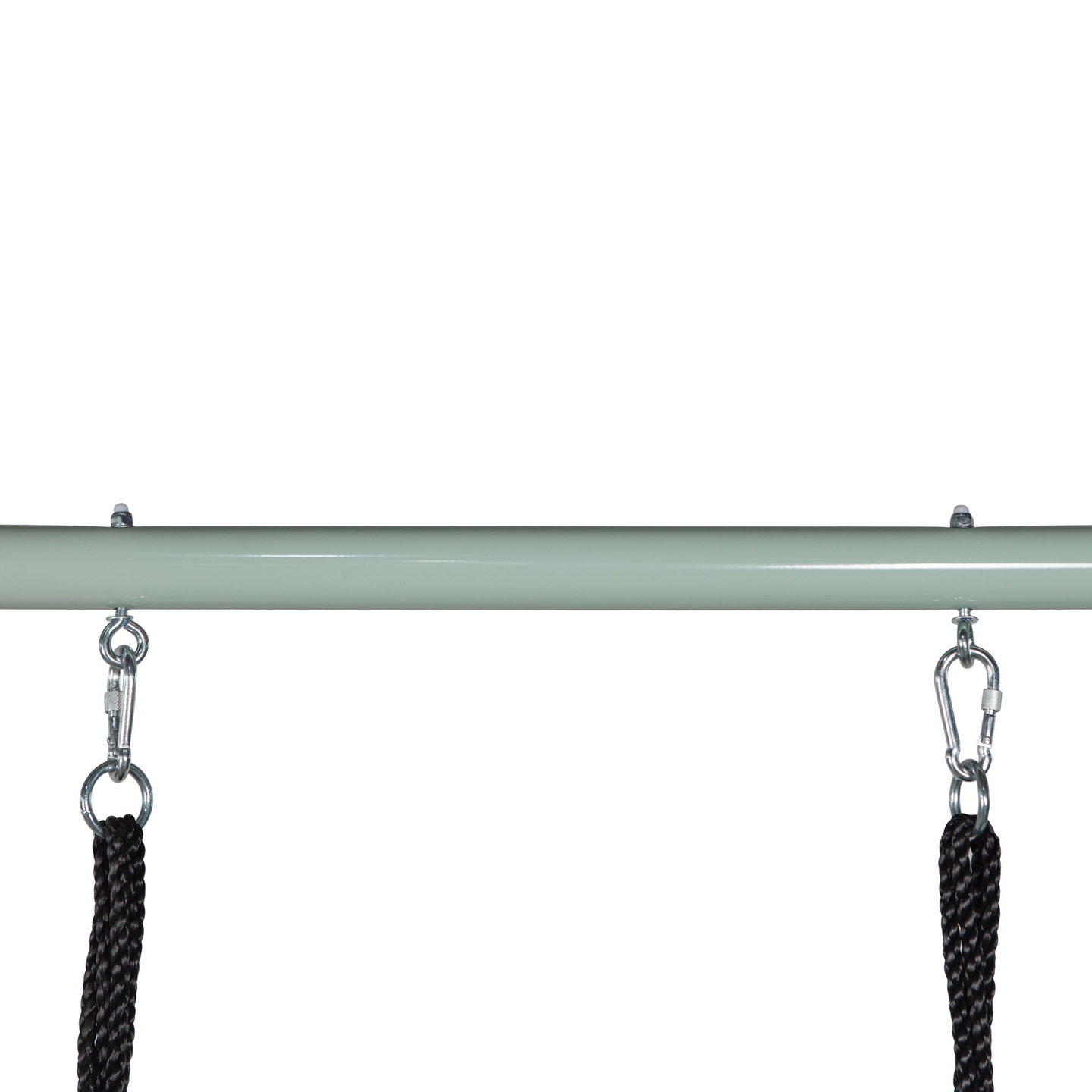 Stārķa ligzdas tipa dārza šūpoles ar rāmi un virvēm