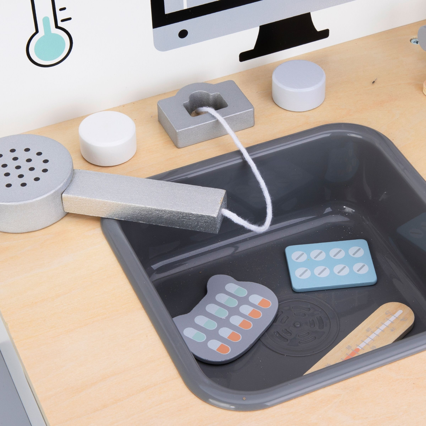 Dzīvnieku slimnīca - koka komplekts