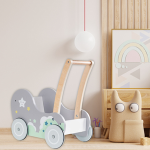 Koka bērnu ratiņu staigulītis