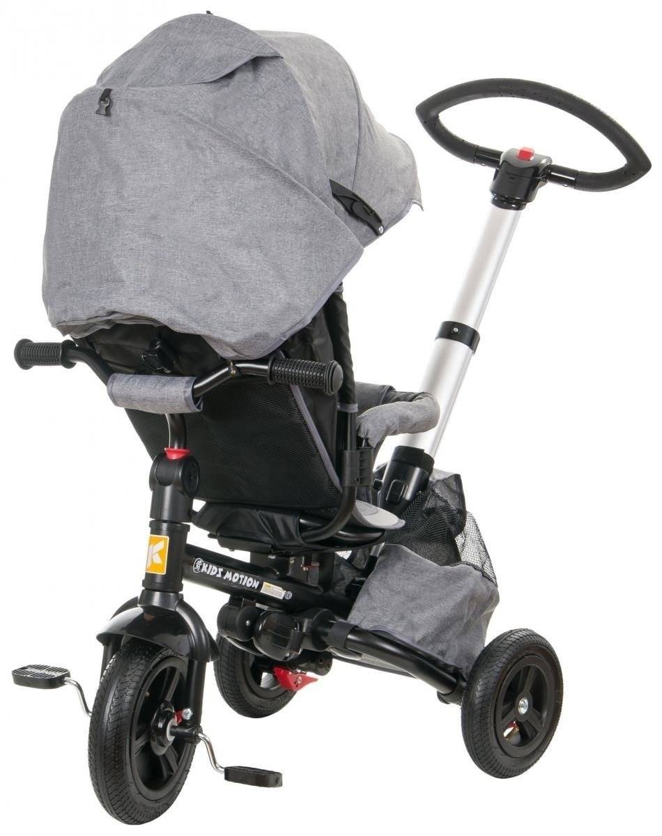 Tobi Velar trīsritenis + lietus plēve - pelēks