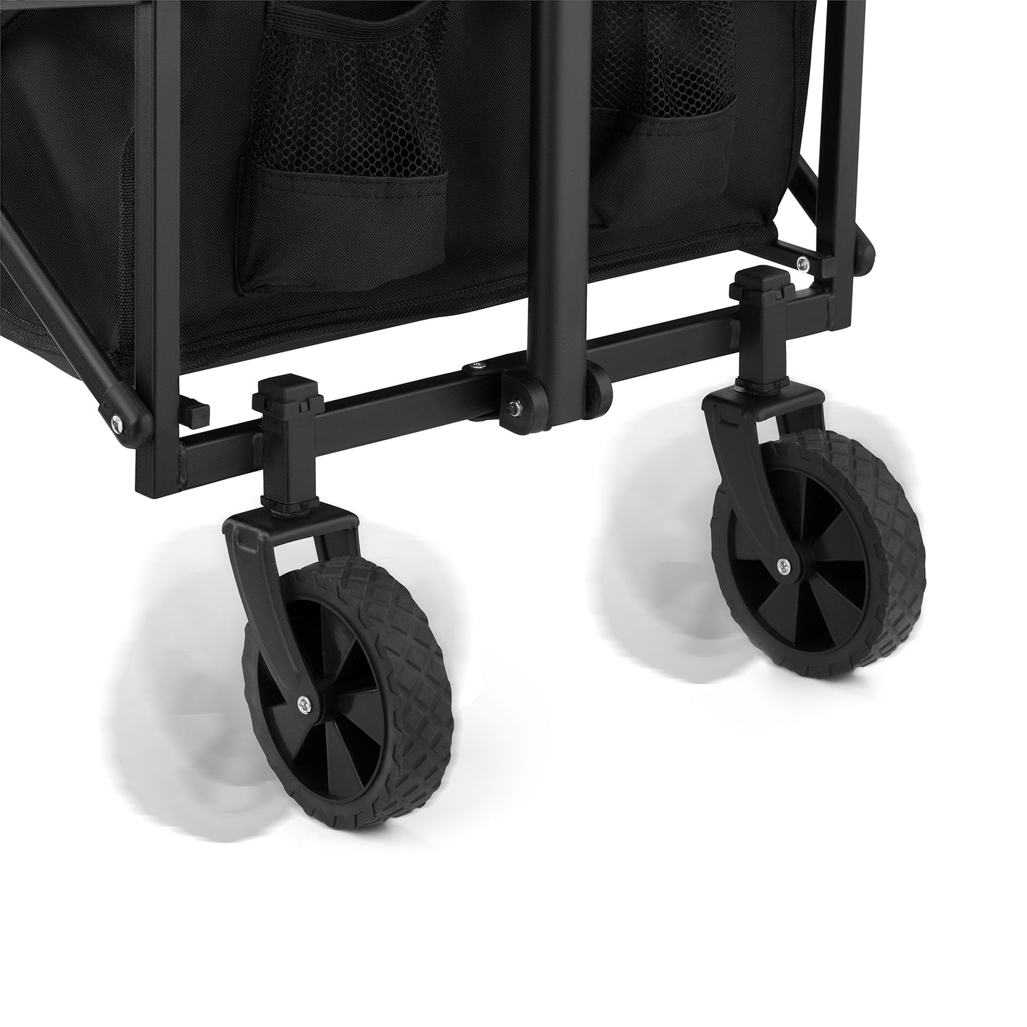 HyperMotion saliekamais pludmales ratiņkrēsls - melns, 80 kg