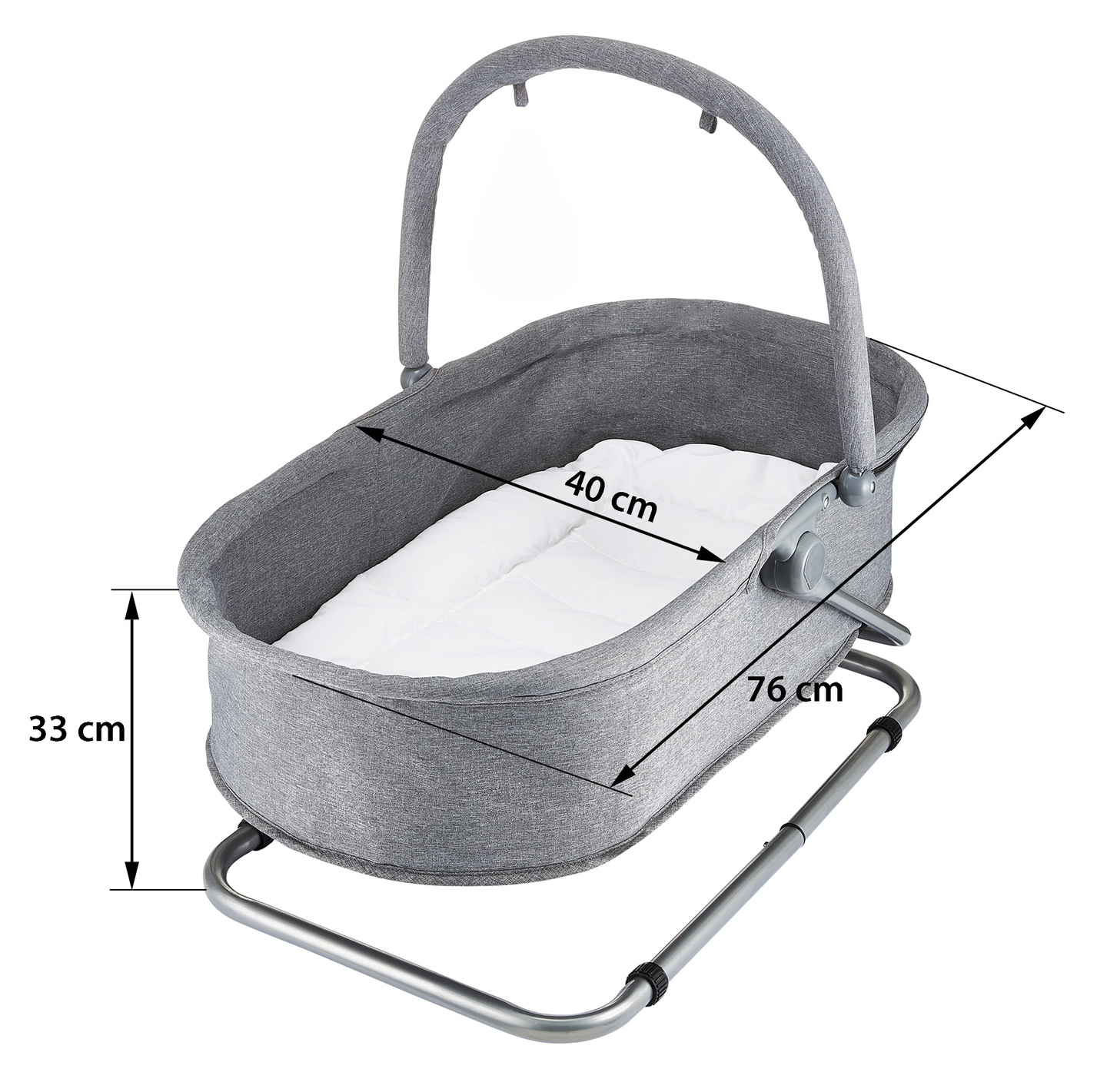 Guļamvieta + peldvieta + bērnu gultiņa 3 in 1 - Moby-System MILA