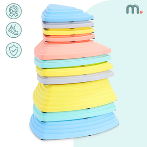 Krāsaini balansēšanas akmentiņi - 11 gab