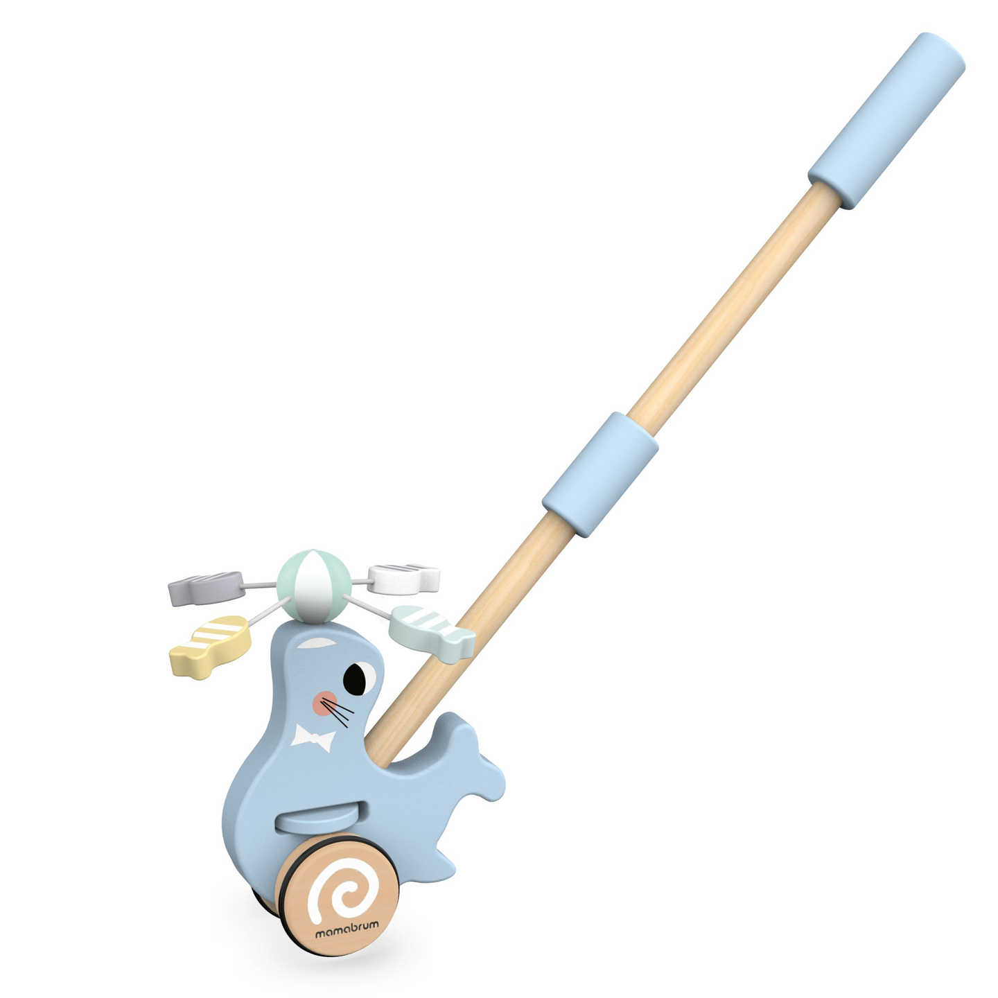 Koka blīvējums ar stūres stieni - stūmējs