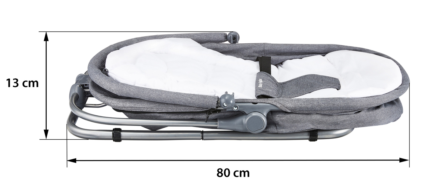 Guļamvieta + peldvieta + bērnu gultiņa 3 in 1 - Moby-System MILA