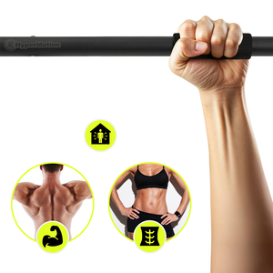 HyperMotion regulējams pievilkšanās stienis 80-130 cm, 150 kg, melns