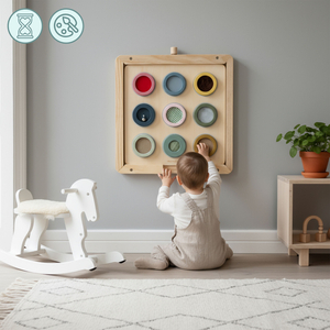 Koka sienas rāmis - Mamabrum izglītojošo tāfelīšu stiprināšanai