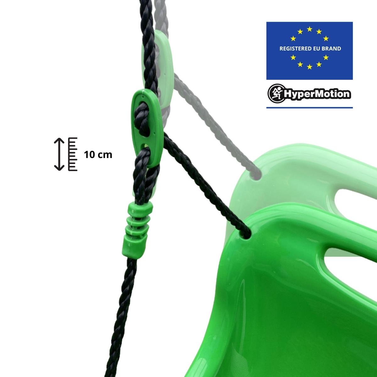 Šūpoles zīdaiņiem un maziem bērniem ar drošības jostu