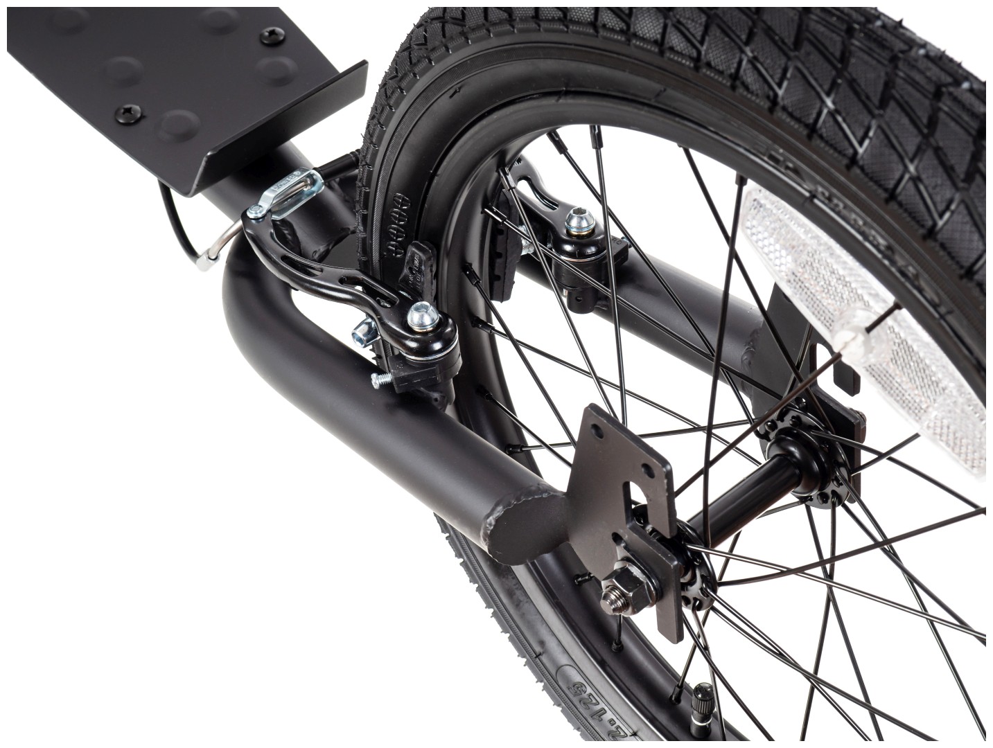 HyperMotion RIVA pilsētas skrejritenis ar 50 cm un 40 cm piepūšamiem riteņiem