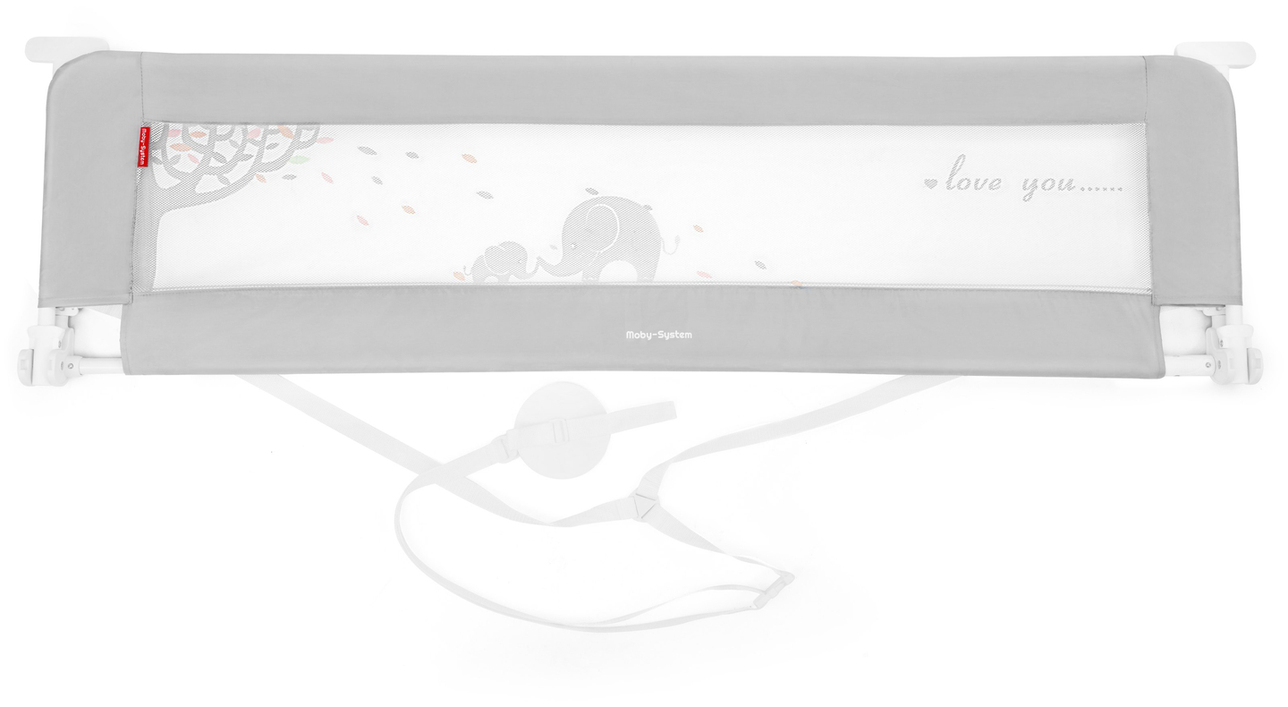 Drošības barjeras gultai - Gultas margas - pelēkas krāsas