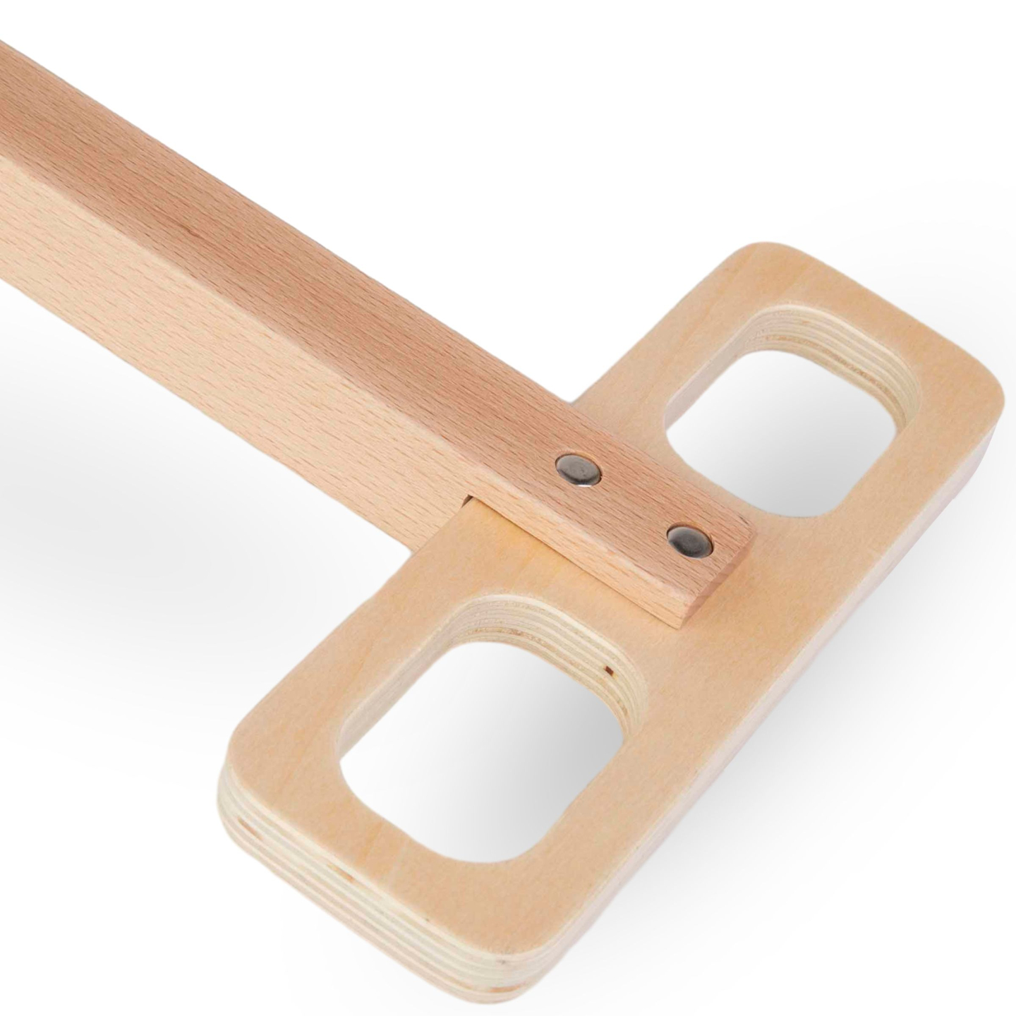 Koka rotaļu ratiņi - vilkšanas piekabe