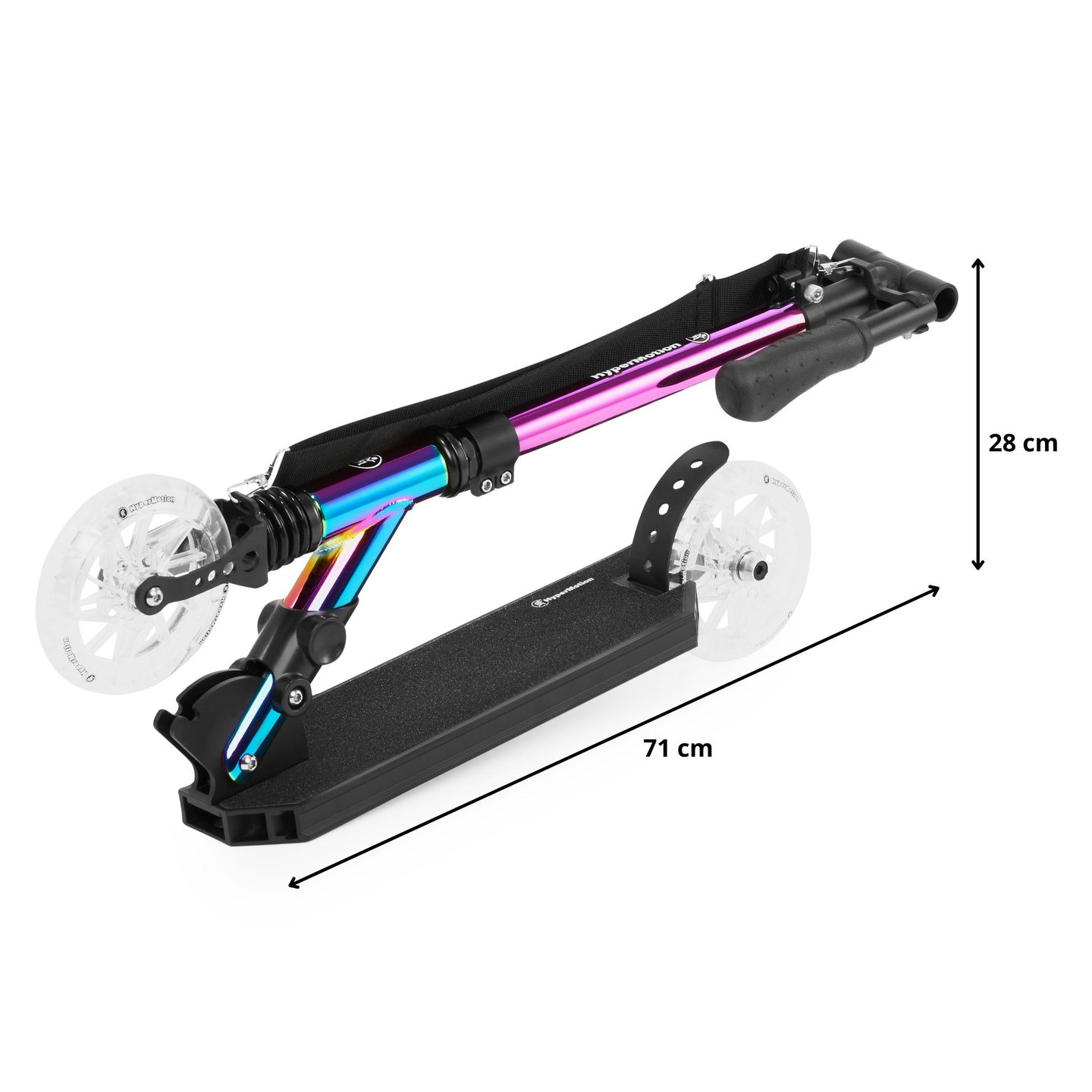Divu riteņu skrejritenis HOLO MAJESTIC HyperMotion 100kg - pilns alumīnijs