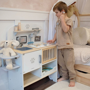 Dzīvnieku slimnīca - koka komplekts