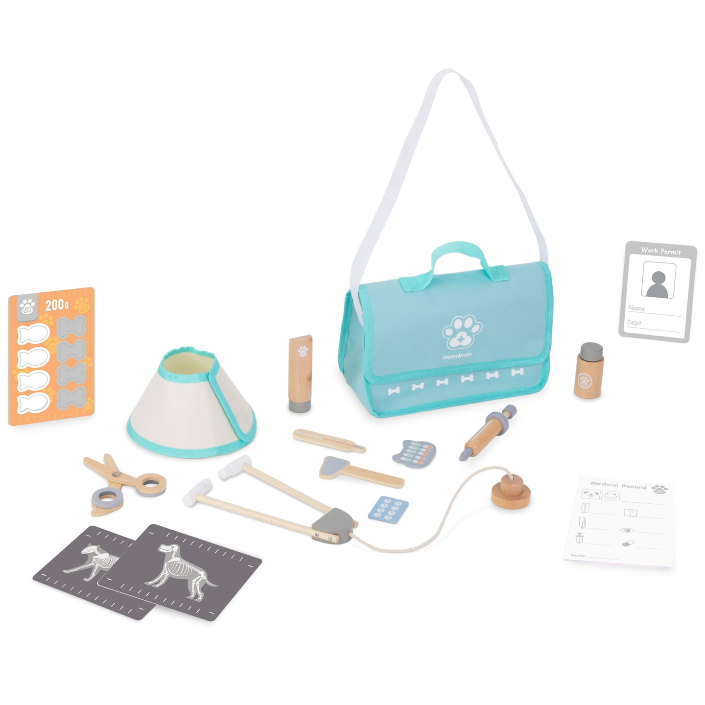 Koka veterinārārstu komplekts