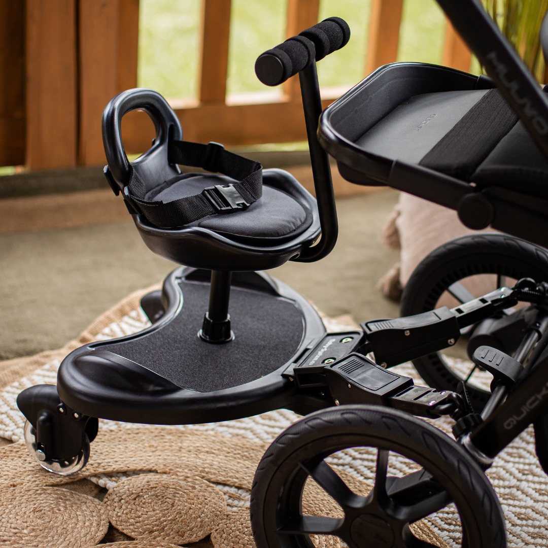 MR BUGGY ratiņkrēsla pagarinājums ar sēdekli - LED riteņi