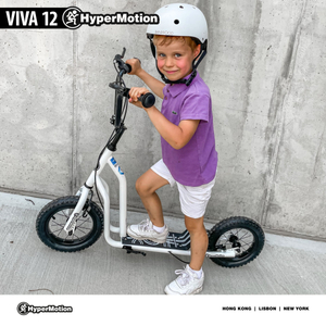HyperMotion VIVA 12 skrejritenis (30 cm sūknēti riteņi) - Balts